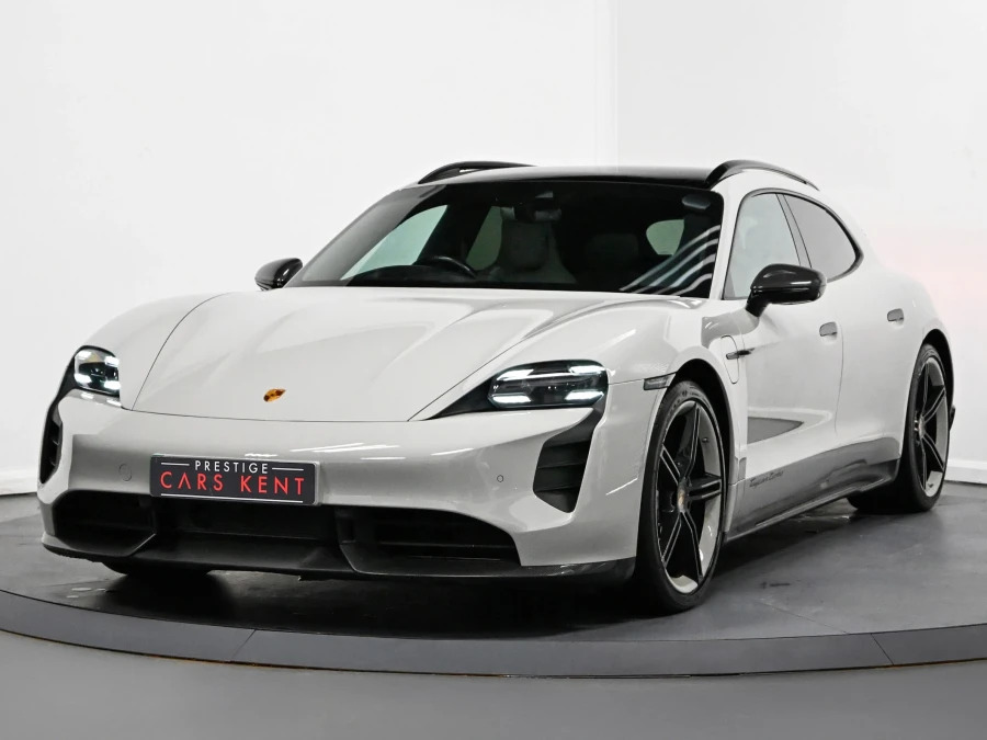 Porsche Taycan Performance Plus 93.4Kwh Turbo Sport Turismo E SO66RAB Grey #5