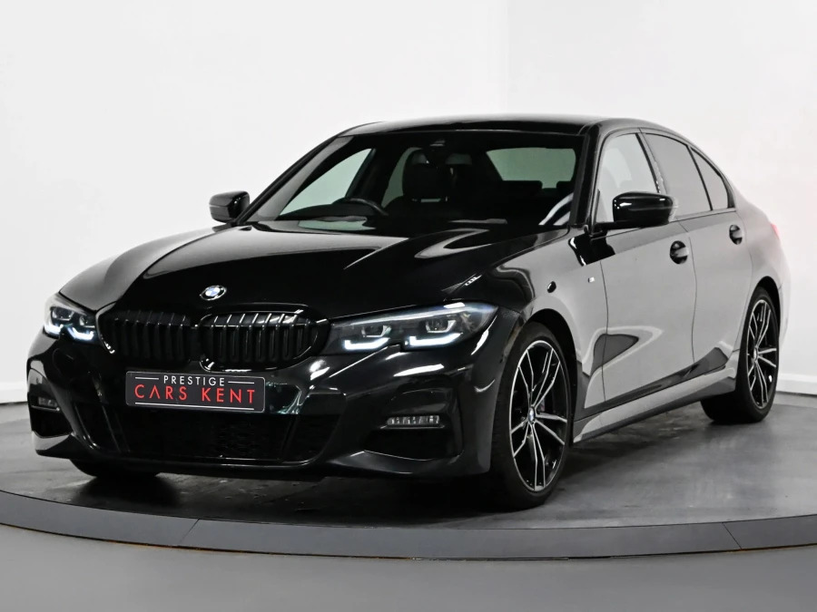 BMW 3 Series 320I M Sport Saloon LA22KNZ Black #5