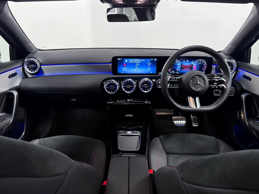 Mercedes-Benz A Class 1.3 A200h Mhev Amg Line Executive Saloon Pet Black #2