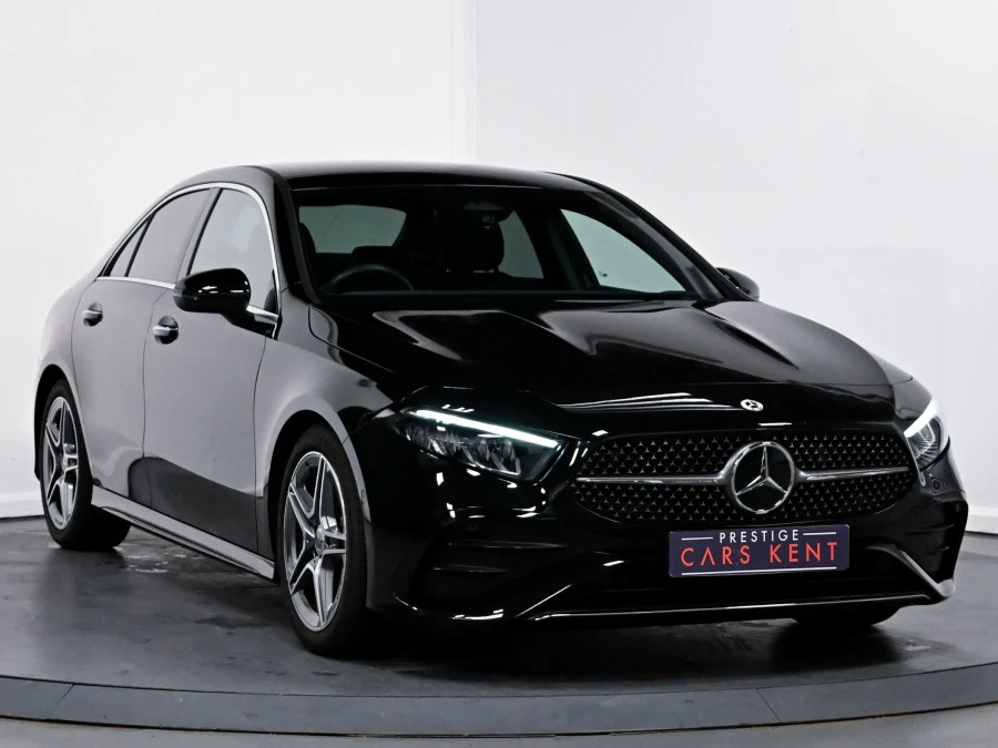 Mercedes-Benz A Class 1.3 A200h Mhev Amg Line Executive Saloon Pet Black