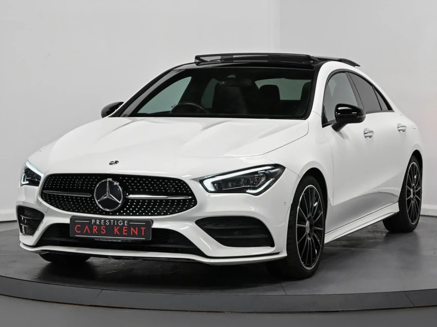 Mercedes-Benz CLA Class 1.3 Cla200 Amg Line Night Edition Premium Plus C White #3
