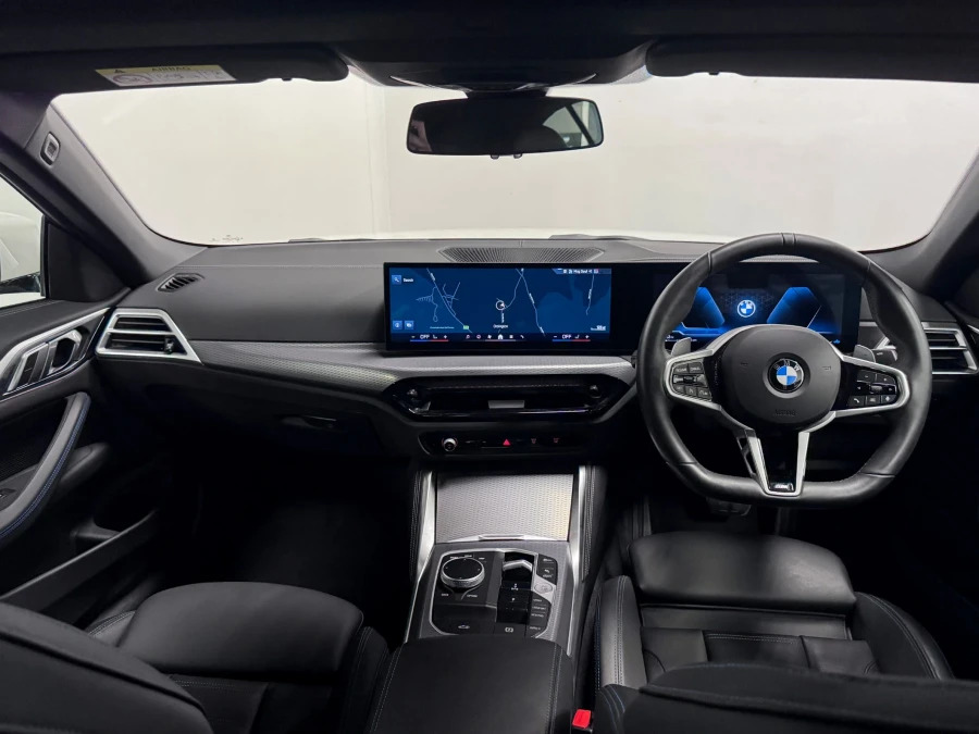 BMW 4 Series 420I M Sport Convertible White #2