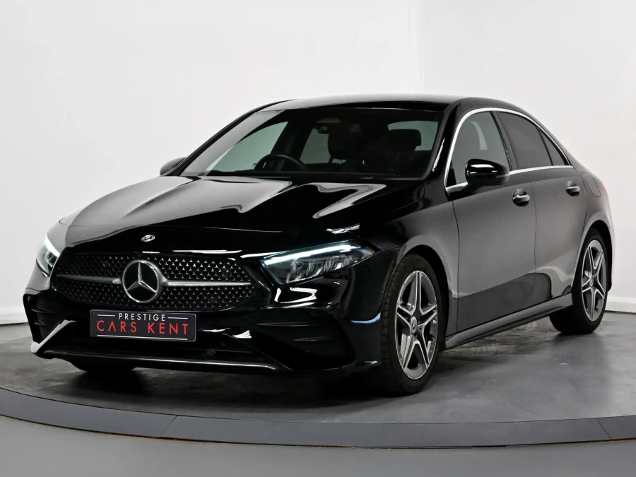Mercedes-Benz A Class 1.3 A200h Mhev Amg Line Executive Saloon Pet KP23AAF Black #5