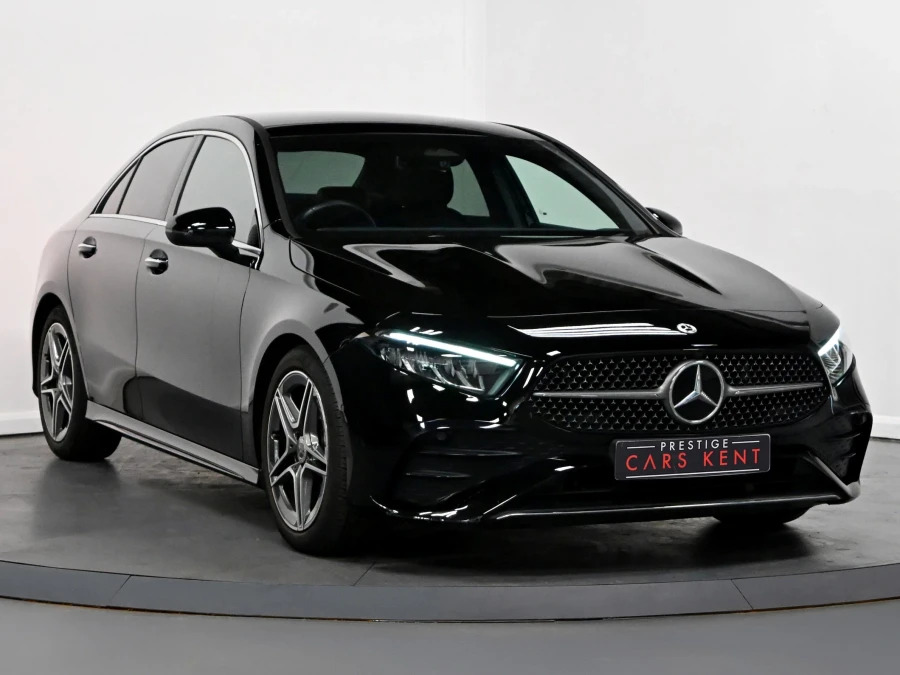 Mercedes-Benz A Class 1.3 A200h Mhev Amg Line Executive Saloon Pet Black