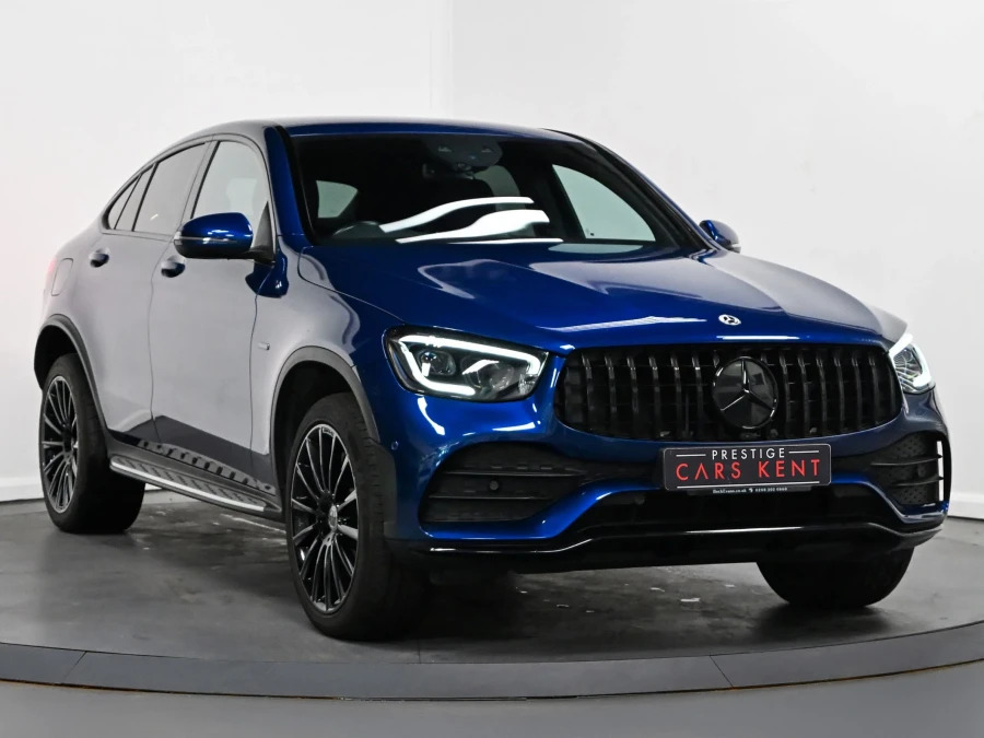 Mercedes-Benz GLC Class 2.0 Glc300de 13.5Kwh Amg Line Premium Coupe Blue