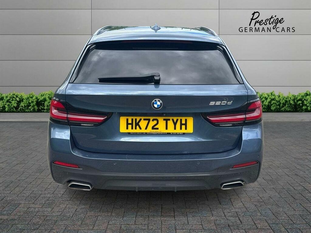BMW 5 Series Estate 2.0 520D Mht M Sport Touring Steptronic Eur HK72TYH Blue #6