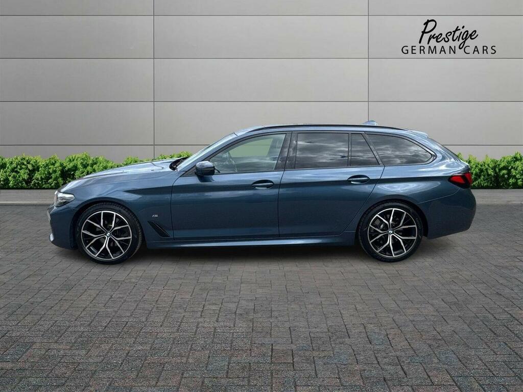 BMW 5 Series Estate 2.0 520D Mht M Sport Touring Steptronic Eur HK72TYH Blue #5
