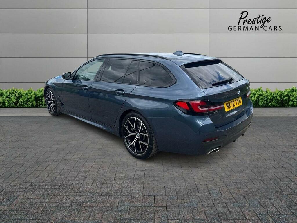 BMW 5 Series Estate 2.0 520D Mht M Sport Touring Steptronic Eur HK72TYH Blue #4