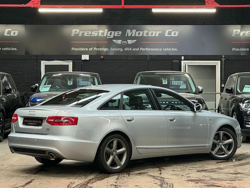 Audi A6 Saloon Tdi V6 S Line OE60PZR Silver #4
