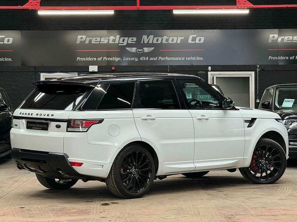 Land Rover Range Rover Sport Sd V6 Dynamic DK63RRX White #4