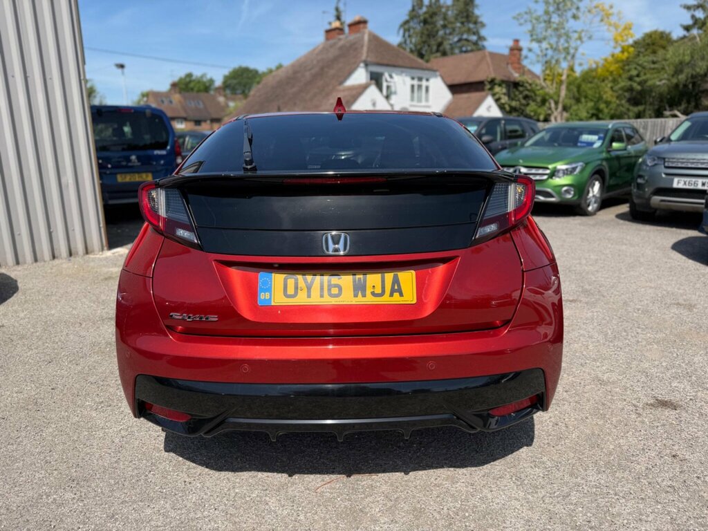 Honda Civic 1.6 I-dtec Ex Plus Euro 5 Ss OY16WJA Red #6