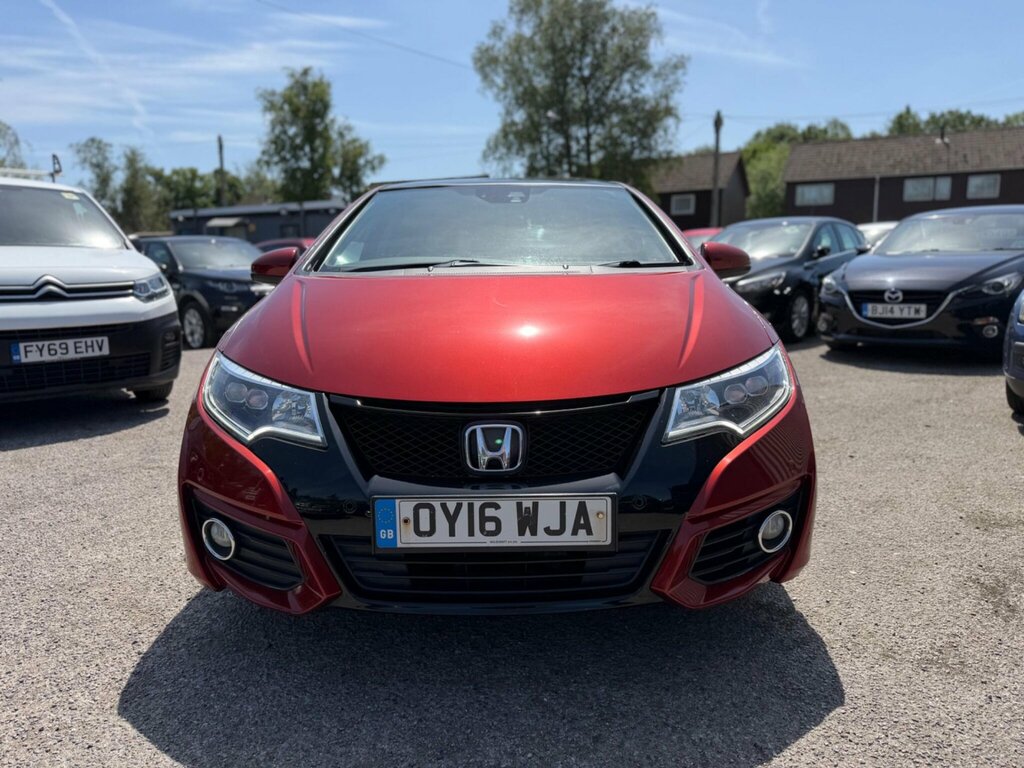 Honda Civic 1.6 I-dtec Ex Plus Euro 5 Ss OY16WJA Red #2