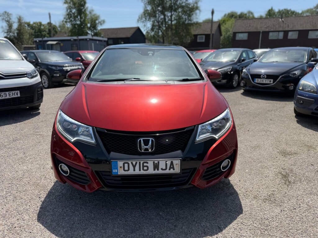 Honda Civic 1.6 I-dtec Ex Plus Euro 5 Ss OY16WJA Red #5