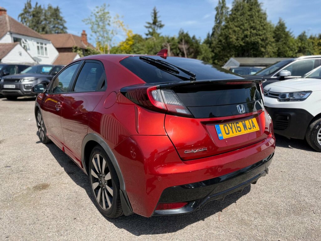 Honda Civic 1.6 I-dtec Ex Plus Euro 5 Ss OY16WJA Red #4