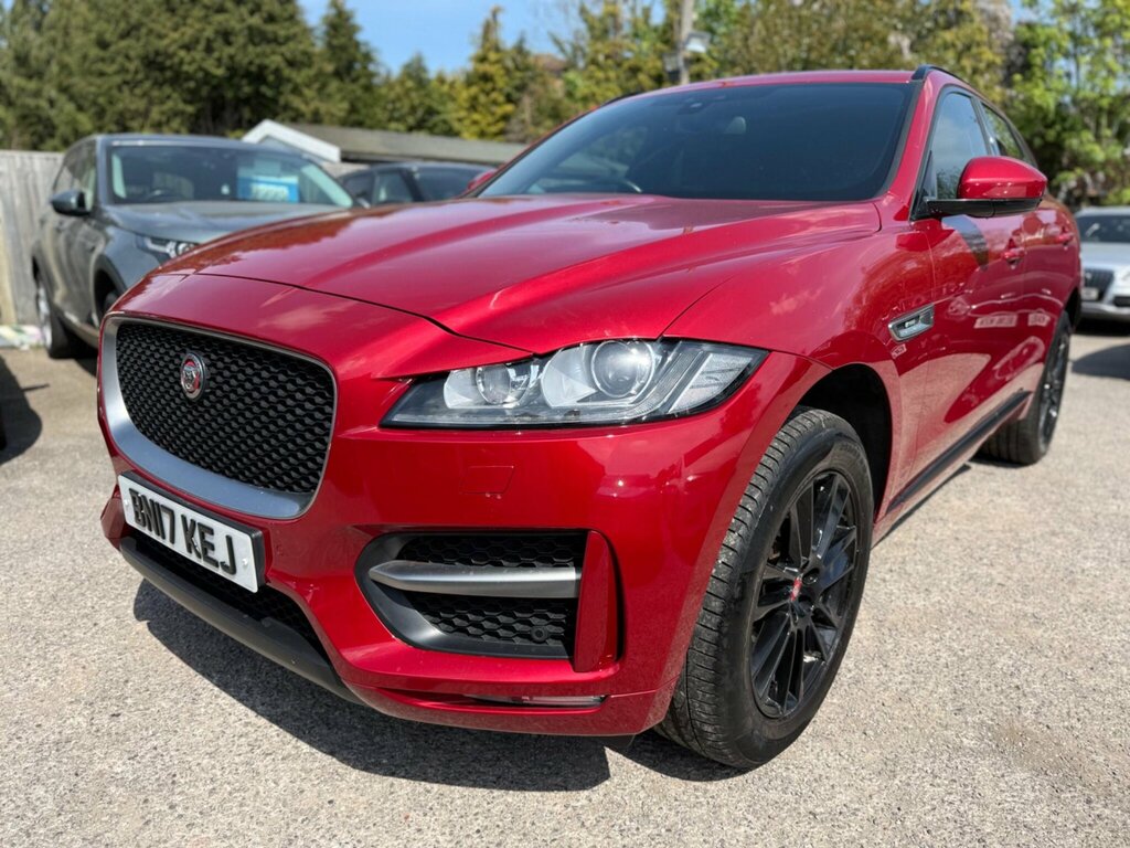 Jaguar F-Pace 2.0 D180 R-sport Awd Euro 6 Ss BN17KEJ Red #3