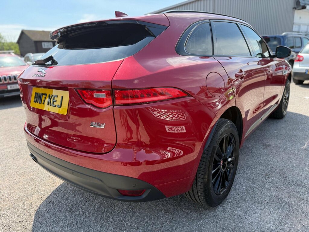 Jaguar F-Pace 2.0 D180 R-sport Awd Euro 6 Ss BN17KEJ Red #6