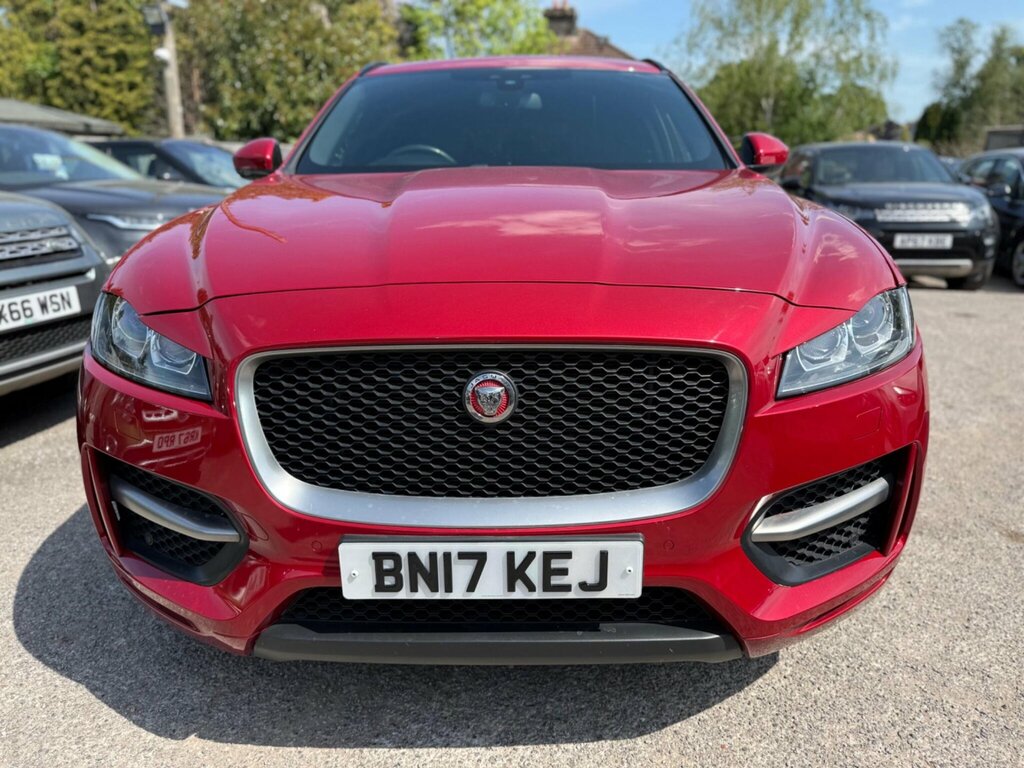 Jaguar F-Pace 2.0 D180 R-sport Awd Euro 6 Ss BN17KEJ Red #2
