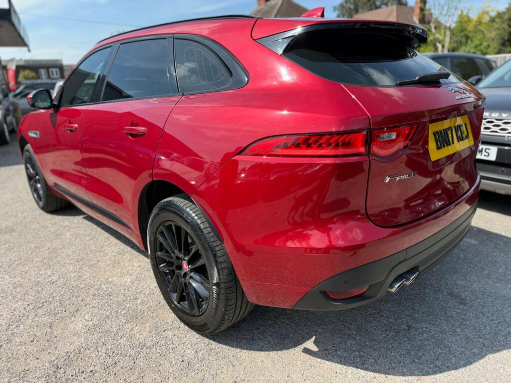 Jaguar F-Pace 2.0 D180 R-sport Awd Euro 6 Ss BN17KEJ Red #4