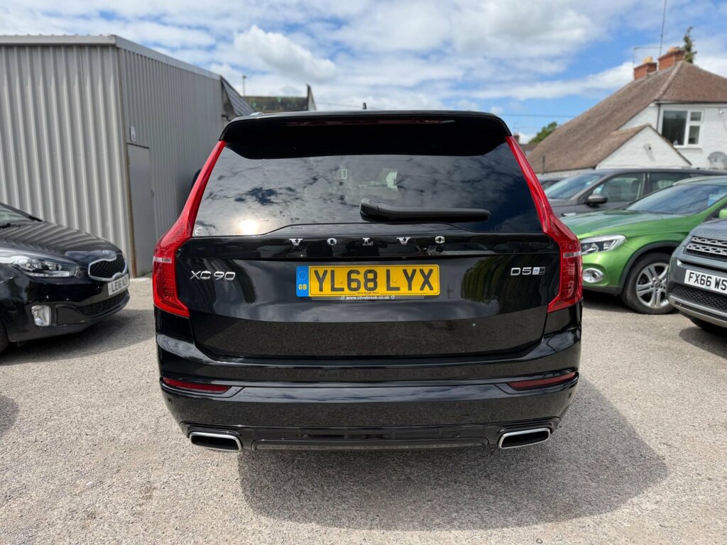 Volvo XC90 2.0 D5 Powerpulse R-design 4Wd Euro 6 Ss 5 YL68LYX Black #6