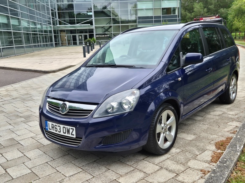 Vauxhall Zafira 1.6 16V Exclusiv Mpv Blue #2