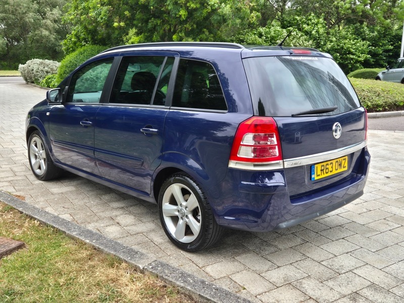 Vauxhall Zafira 1.6 16V Exclusiv Mpv Blue #4