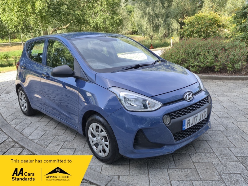 Hyundai I10 1.0 S Hatchback RJ17JYG Blue #2