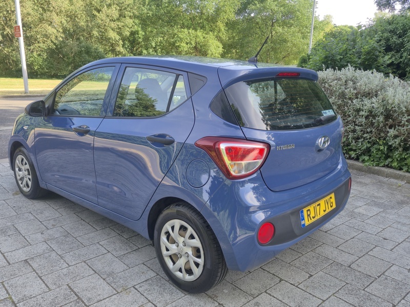 Hyundai I10 1.0 S Hatchback RJ17JYG Blue #5