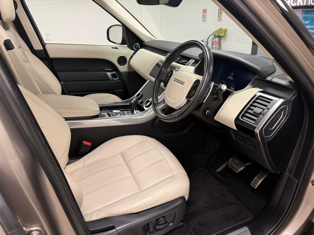 Land Rover Range Rover Sport 3.0 D250 Hse Silver - One Owner YA21VNE Brown #2