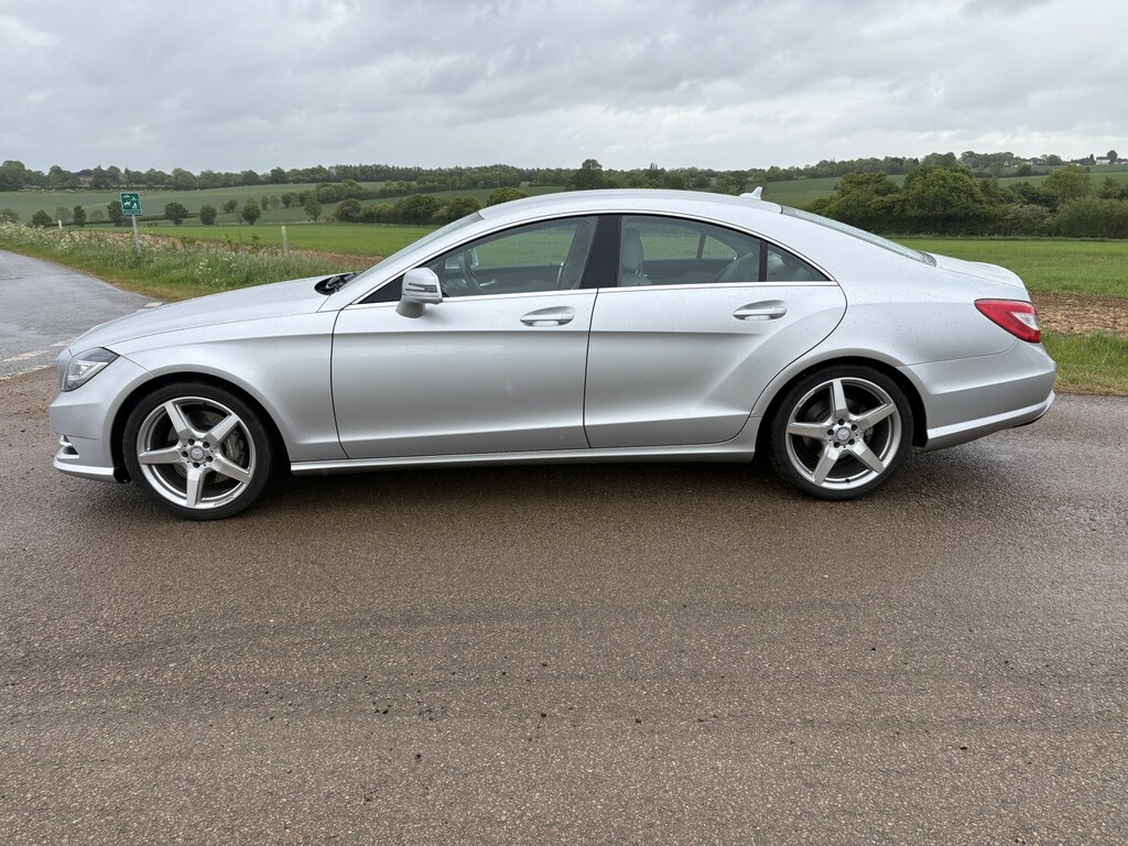 Mercedes-Benz CLS Saloon 3.0 Cls350 Cdi V6 Amg Sport 2013 Silver #3
