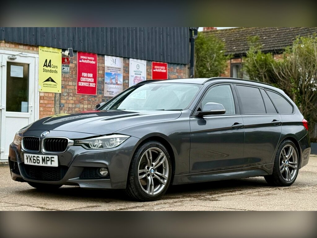 BMW 3 Series 2.0 320D M Sport Touring Euro 6 Ss YK66MPF Grey #3