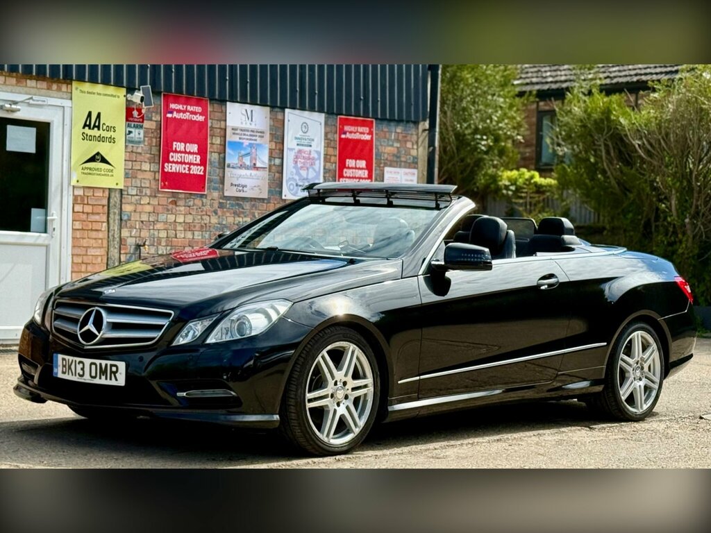 Mercedes-Benz E Class 3.0 E350 Cdi V6 Blueefficiency Sport Cabriolet G-t Black #2