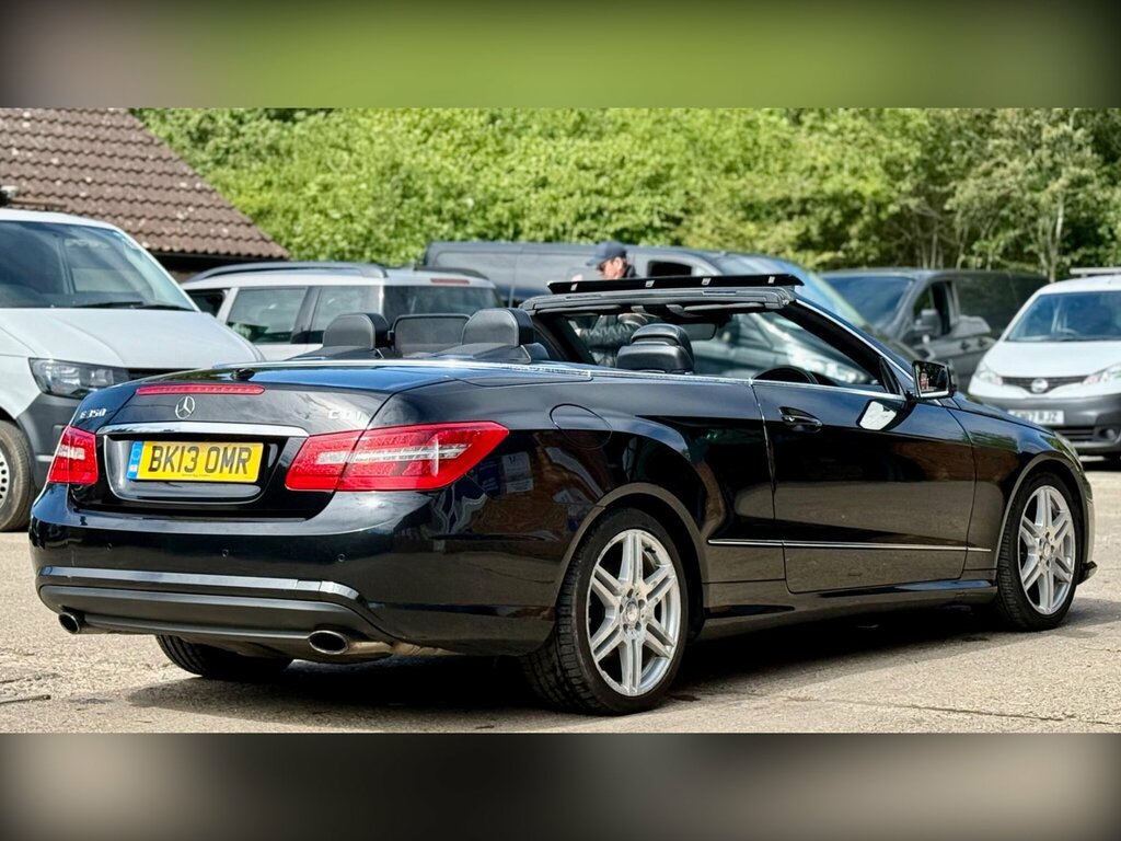 Mercedes-Benz E Class 3.0 E350 Cdi V6 Blueefficiency Sport Cabriolet G-t Black #5