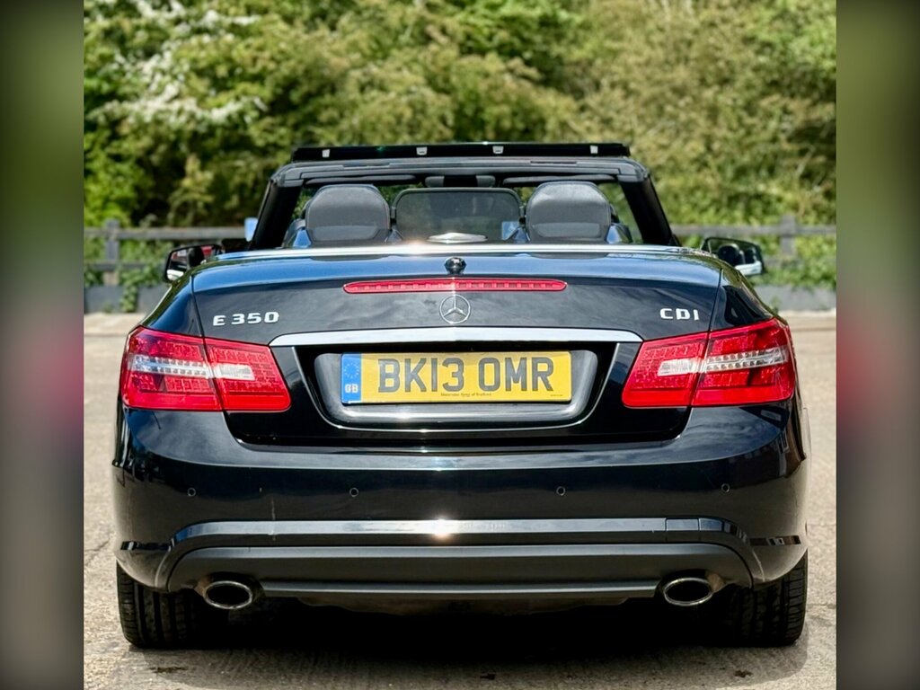 Mercedes-Benz E Class 3.0 E350 Cdi V6 Blueefficiency Sport Cabriolet G-t Black #4
