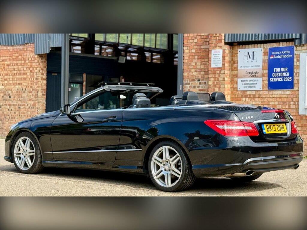 Mercedes-Benz E Class 3.0 E350 Cdi V6 Blueefficiency Sport Cabriolet G-t Black #3