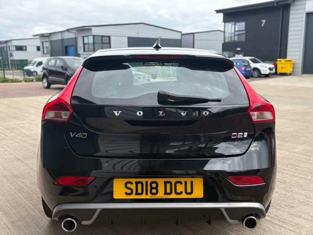 Volvo V40 2.0 D2 R-design Nav Plus Euro 6 S S SD18DCU Black #6