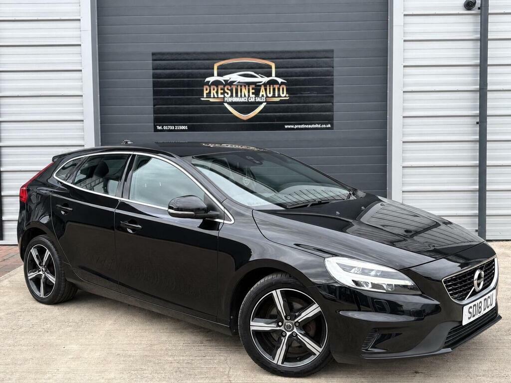 Volvo V40 2.0 D2 R-design Nav Plus Euro 6 S S Black