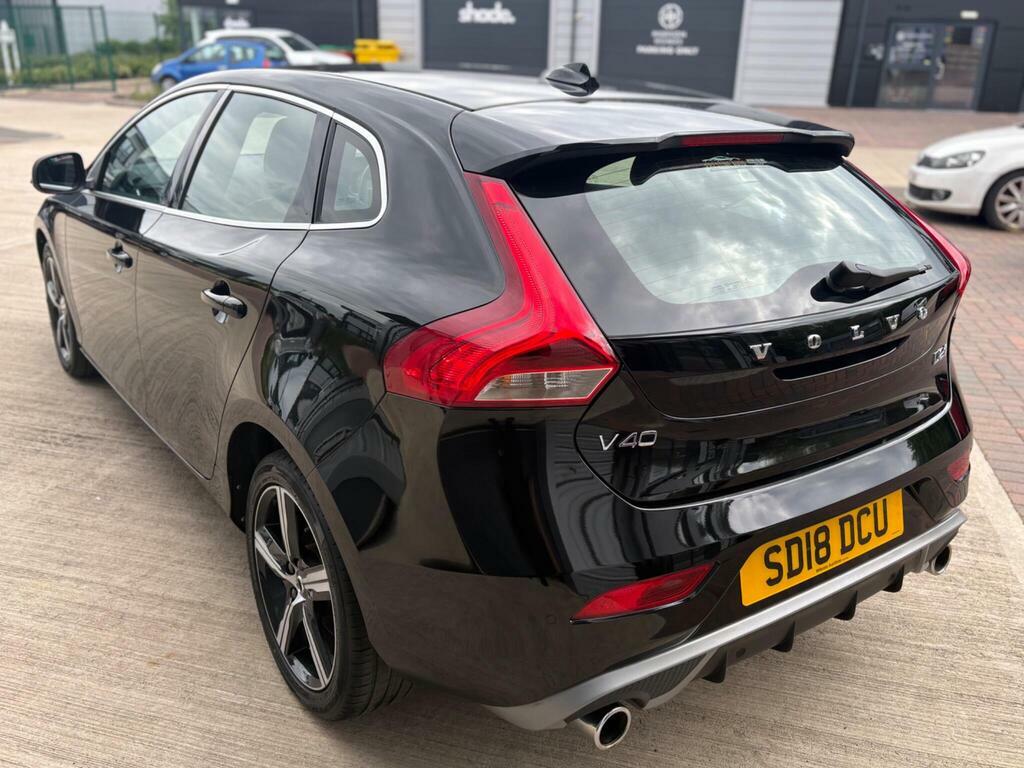 Volvo V40 2.0 D2 R-design Nav Plus Euro 6 S S SD18DCU Black #5