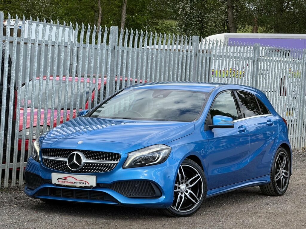 Mercedes-Benz A Class 2.1 A200d Amg Line Premium Euro 6 Ss YL16EFP Blue #3