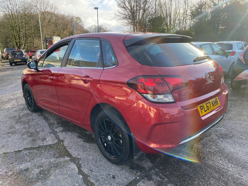 Citroen C4 1.6 Bluehdi 120 Flair Eat6 Red #4