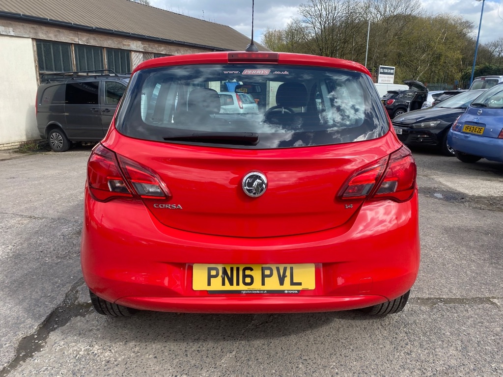 Vauxhall Corsa 1.4 75 Ecoflex Energy Ac PN16PVL Red #5