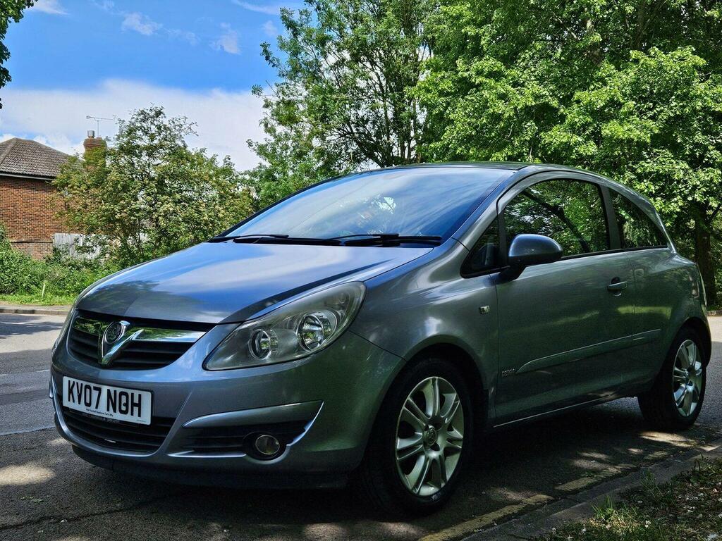 Vauxhall Corsa Hatchback 1.2I 16V Design Ac 200707 KV07NOH Silver #6
