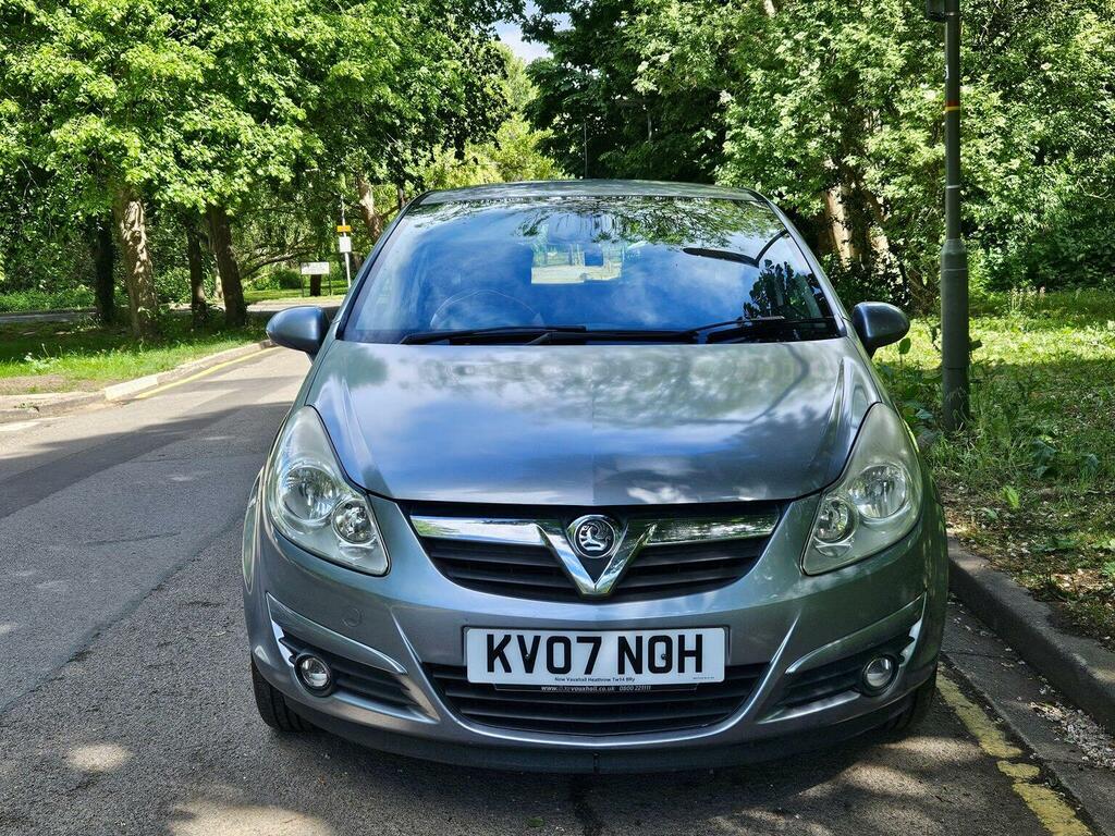 Vauxhall Corsa Hatchback 1.2I 16V Design Ac 200707 KV07NOH Silver #5