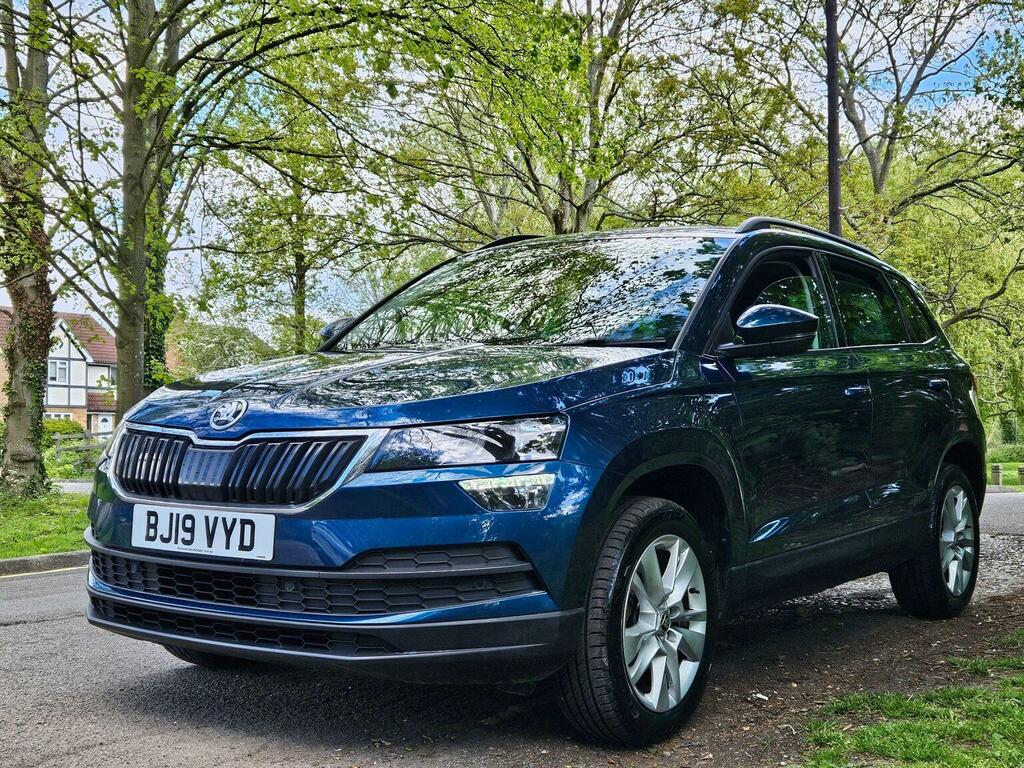 Skoda Karoq Suv 1.6 Tdi Se Technology Dsg Euro 6 Ss 20 BJ19VYD Blue #6