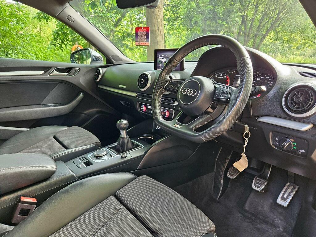 Audi A3 Hatchback 1.5 Tfsi Cod S Line Euro 6 Ss 20 KN68YWL Black #2
