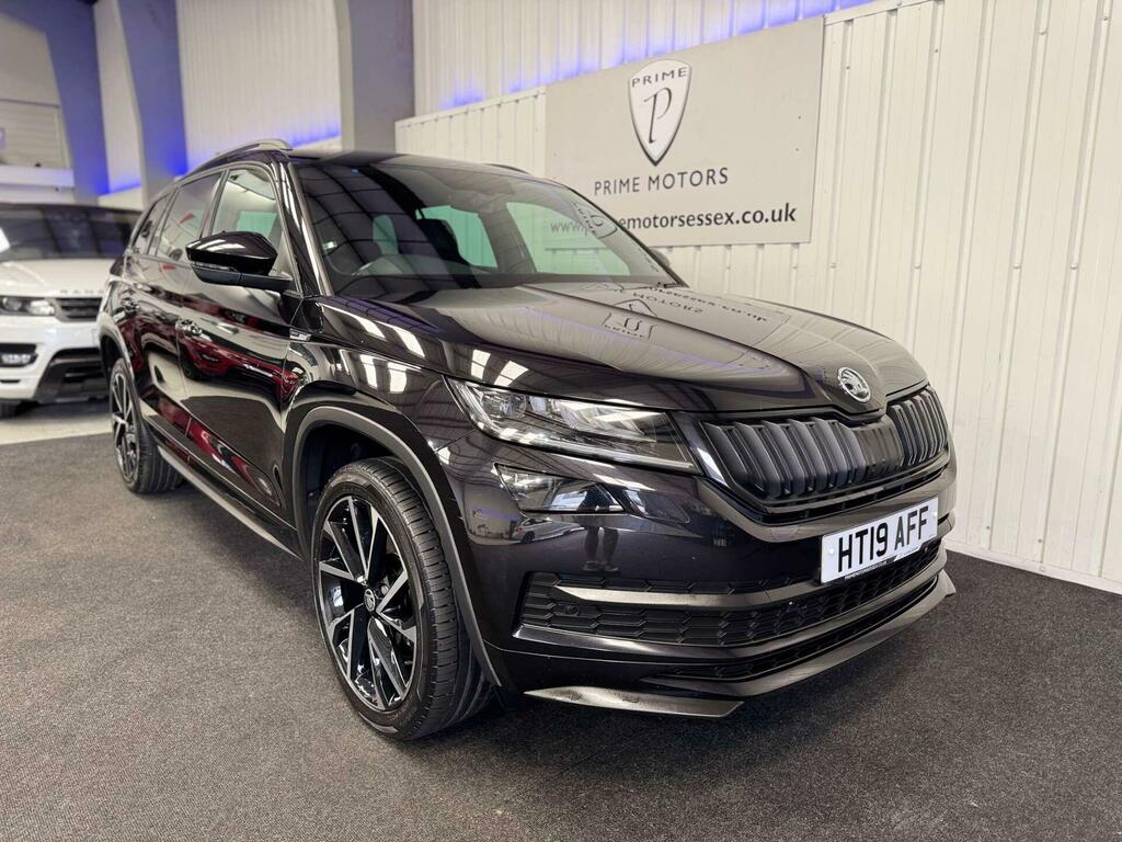 Skoda Kodiaq 2.0 Tsi Sportline Dsg 4Wd Euro 6 Ss 7 Seat HT19AFF Black #2