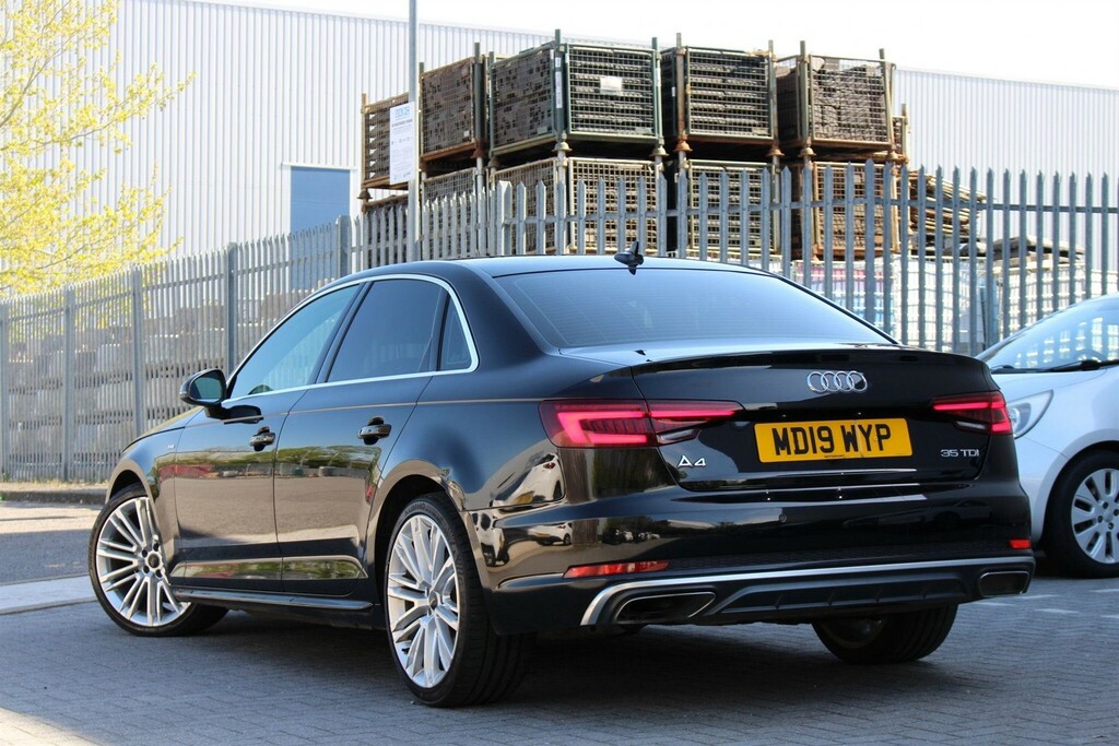 Audi A4 2.0 Tdi 35 S Line S Tronic Euro 6 Ss MD19WYP Black #3