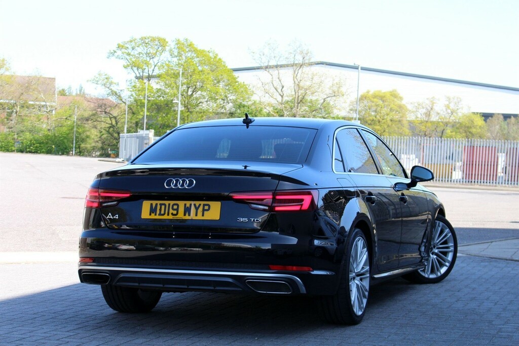 Audi A4 2.0 Tdi 35 S Line S Tronic Euro 6 Ss MD19WYP Black #4