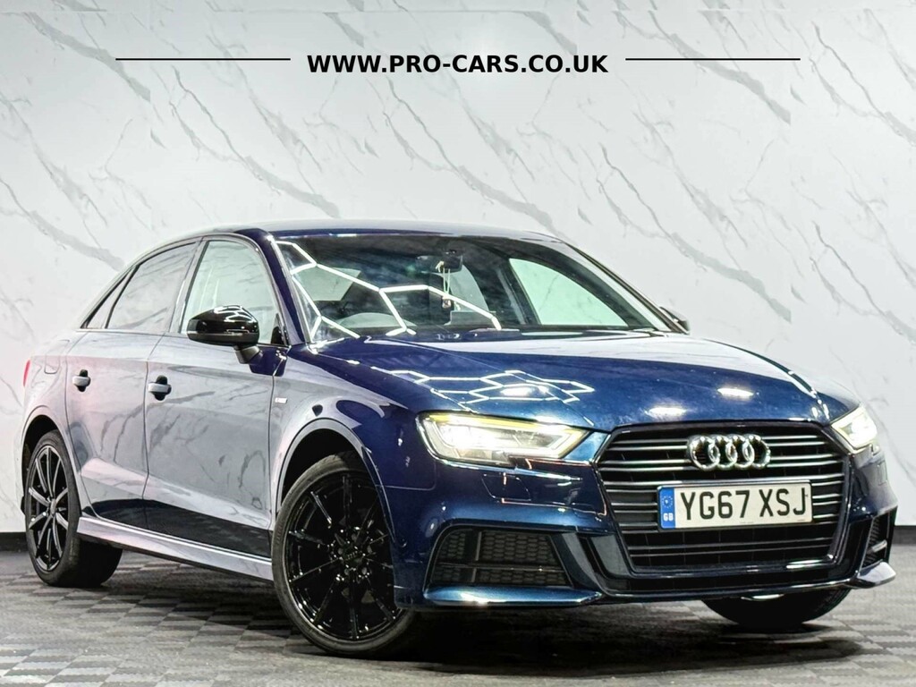 Audi A3 Tfsi Cod Black Edition Saloon Euro 6 Blue