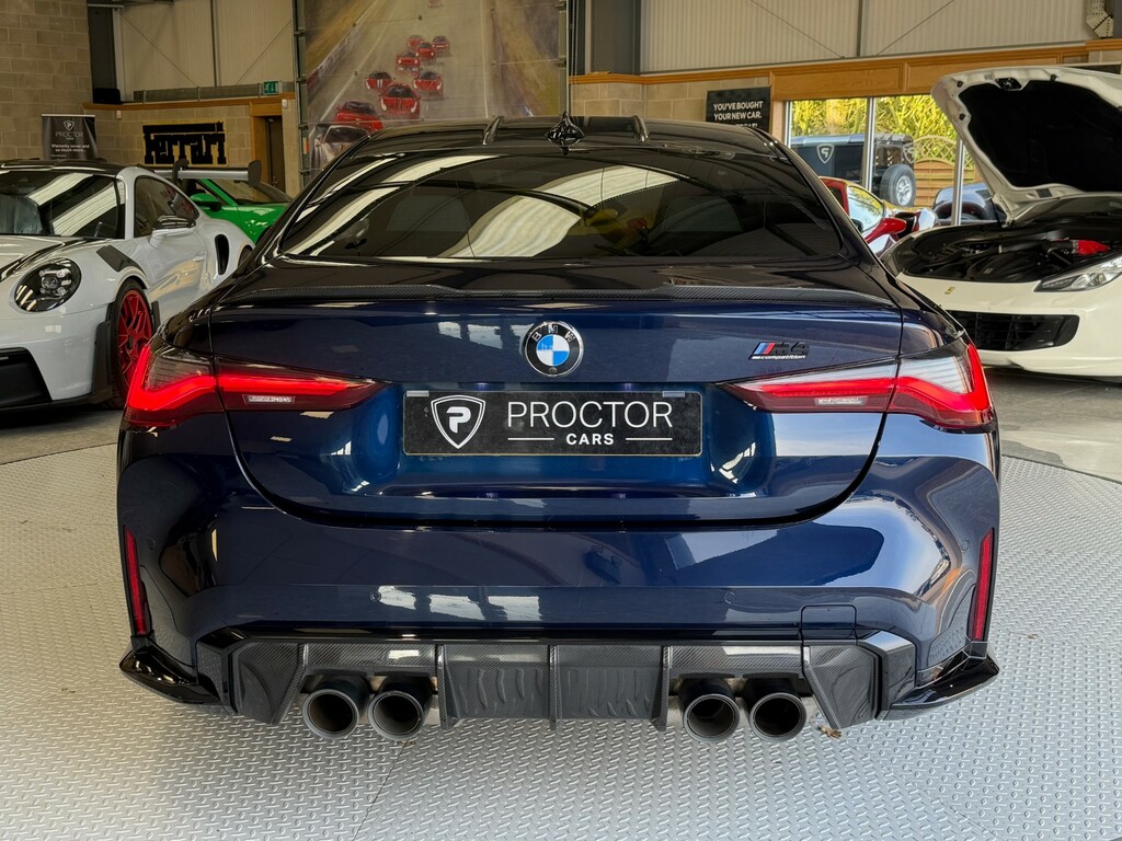 BMW M4 3.0 Biturbo Competition Steptronic M Xdrive Euro 6 YE23VBO Blue #6