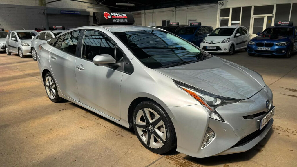 Toyota Prius 1.8 Vvt-h Excel Cvt Euro 6 S S 15In Alloy Silver